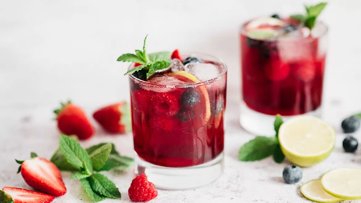 Berry Mojito Cocktail