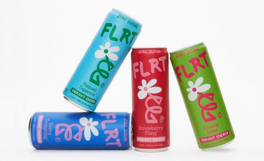 FLRT Energy is a zero-sugar lifestyle energy drink line launched nationally in spring 2026 by Monster Beverage Corp