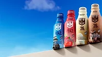 Muscle Milk Pro protein shakes featuring a reformulated, cleaner label