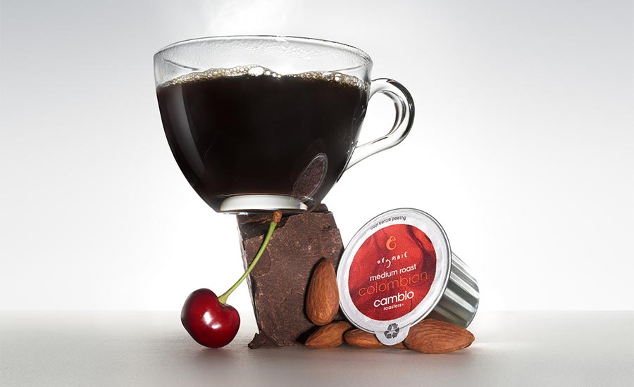 Cambio Roasters organic Colombian coffee pods