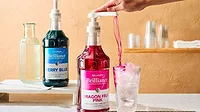 Monin Brilliance Energy Concentrate in the Dragon Fruit Pink flavor Monin Brilliance Energy Concentrate in the Dragon Fruit Pink flavor