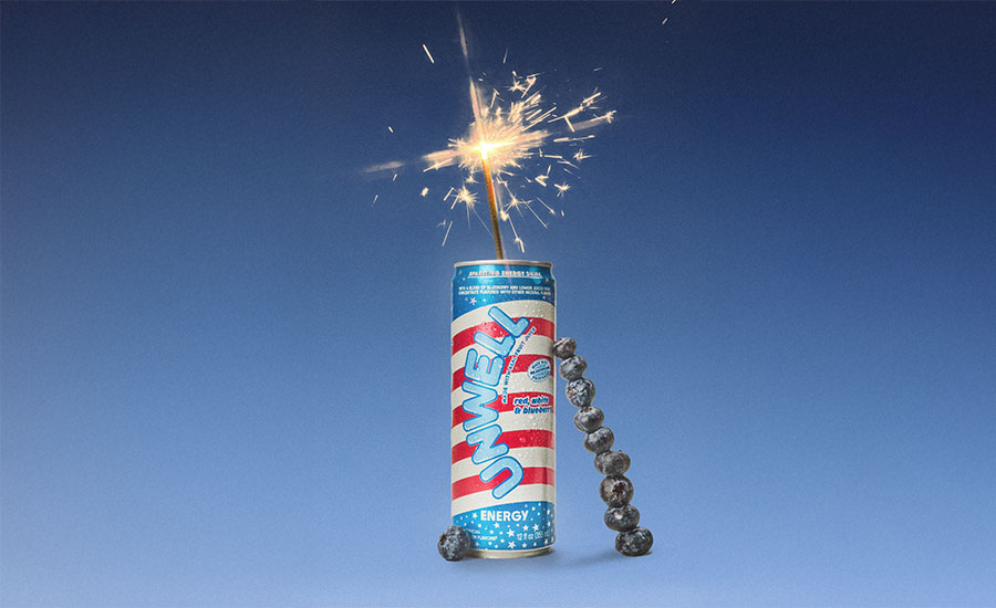  limited-edition Unwell Energy Red, White & Blueberry drink