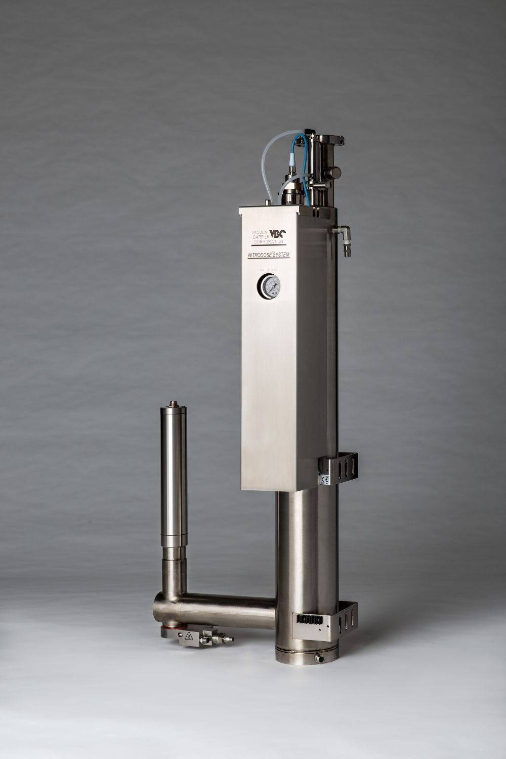 a Vacuum Barrier Corporation NitroDose G2 liquid nitrogen dosing system