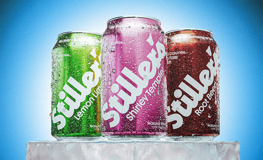 Stiller's Soda offers a "better-for-you" beverage line featuring lemon-lime, Shirley Temple, and root beer flavors.