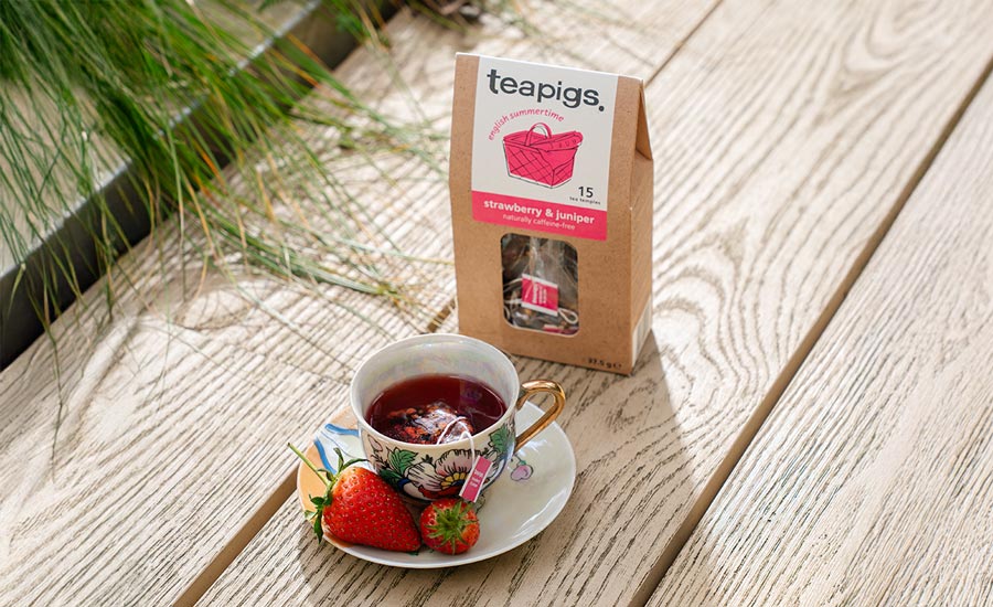 teapigs Strawberry & Juniper herbal tea