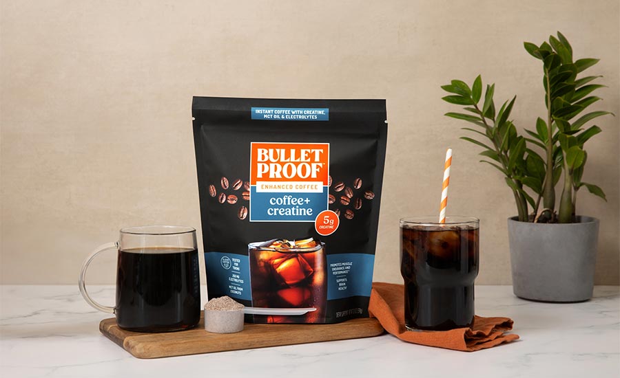 This item is Bulletproof Coffee + Creatine, a functional instant coffee designed for performance and hydration. 