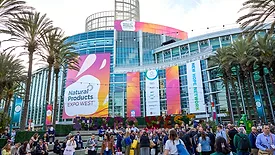 This image shows the 45th annual Natural Products Expo West