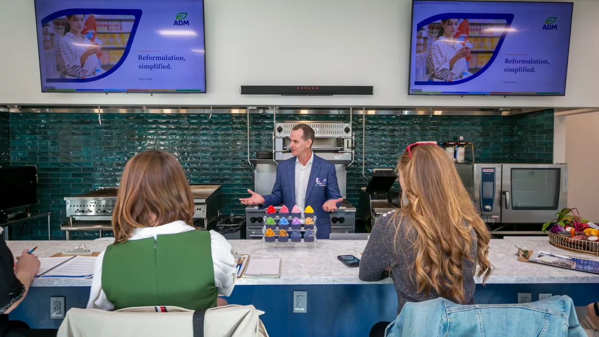 a culinary demonstration or training session hosted by ADM