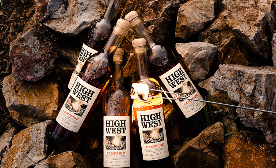This is High West Campfire Whiskey, a unique blend of bourbon, rye, and blended malt Scotch whiskeys from Utah