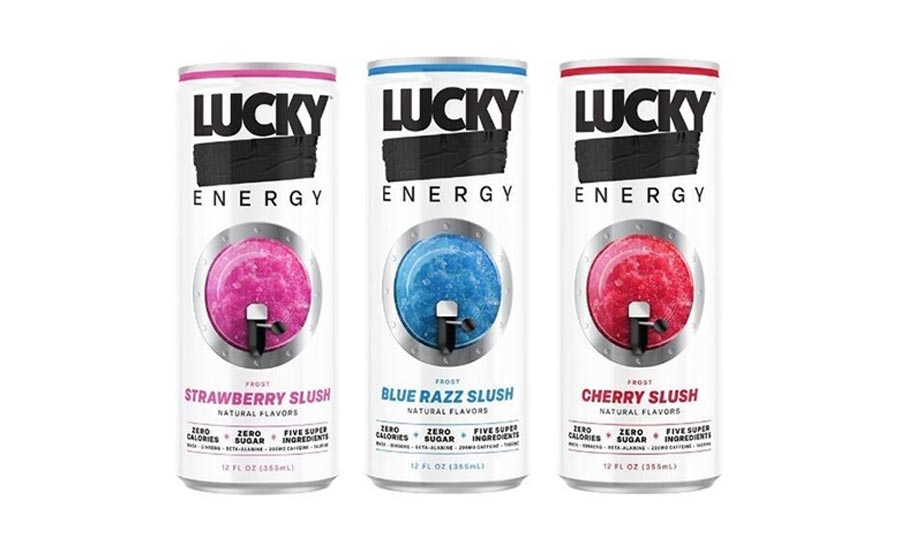 Lucky Energy SLUSH drinks