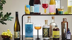 a variety of non-alcoholic (NA) beverages