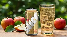 This is a can of Slice Apple Healthy Soda This is a can of Slice Apple Healthy Soda